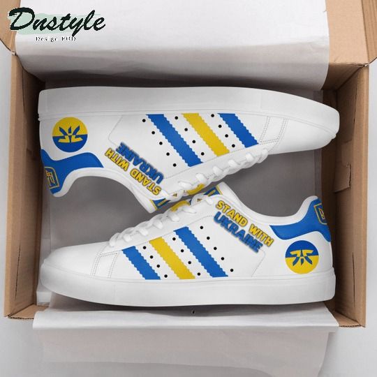Stand With Ukraine white stan smith low top shoes