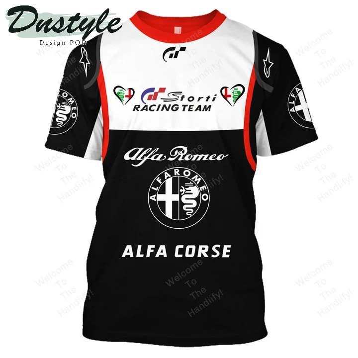 Alfa Corse Racing Alfa Romeo Storti Racing Team All Over Print 3D Hoodie