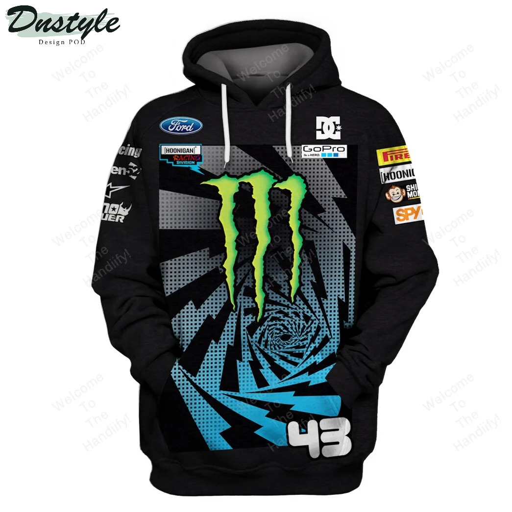 Hoonigan Racing Division Ford ME All Over Print 3D Hoodie