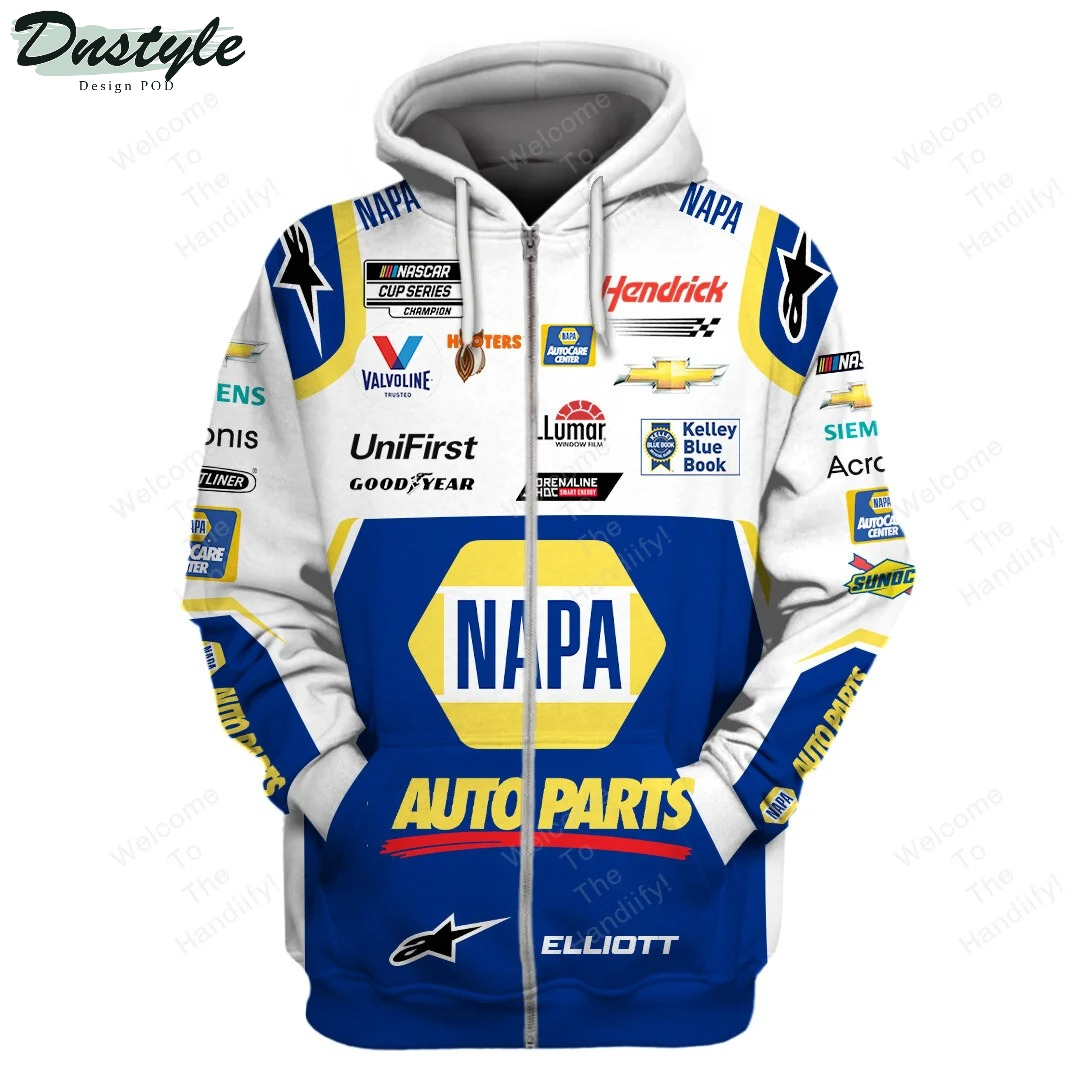 Chase Elliott Napa Racing Auto Parts All Over Print 3D Hoodie