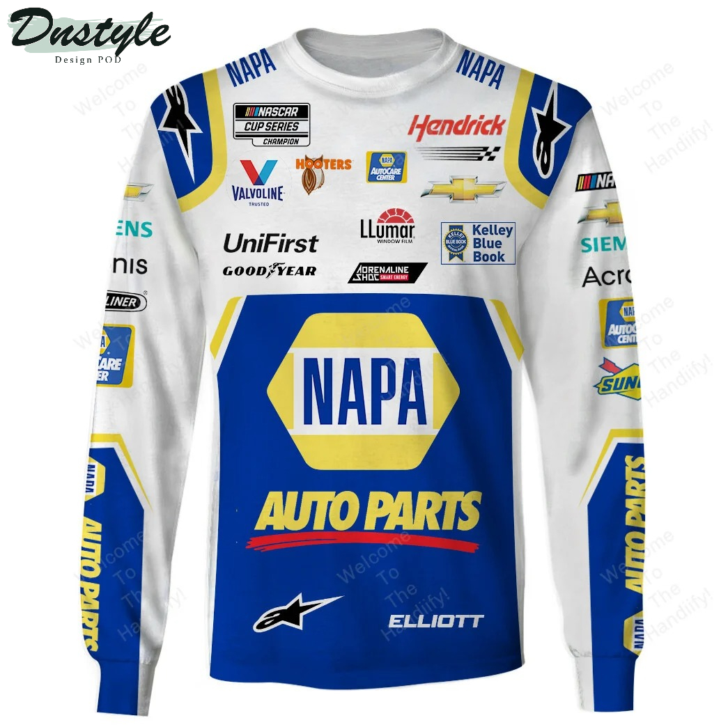 Chase Elliott Napa Racing Auto Parts All Over Print 3D Hoodie