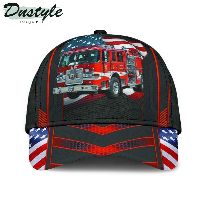 Custom Name Los Angeles County Fire Department Truck Classic Cap