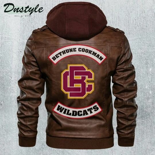 Bethune Cookman Wildcats NCAA football Leather Jacket