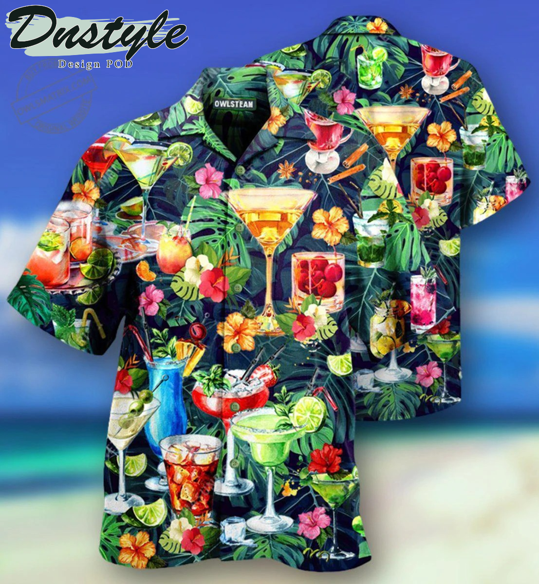 Cocktail ls I Left My Heart In Hawaii Limited Edition Hawaiian Shirt