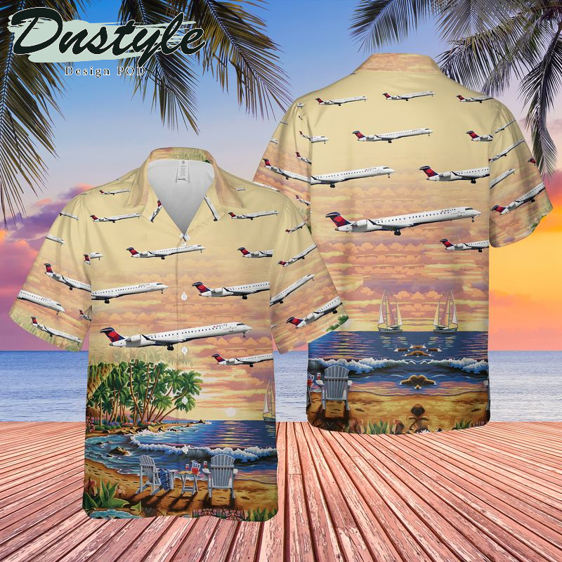 Endeavor Air CRJ-900 Hawaiian Shirt