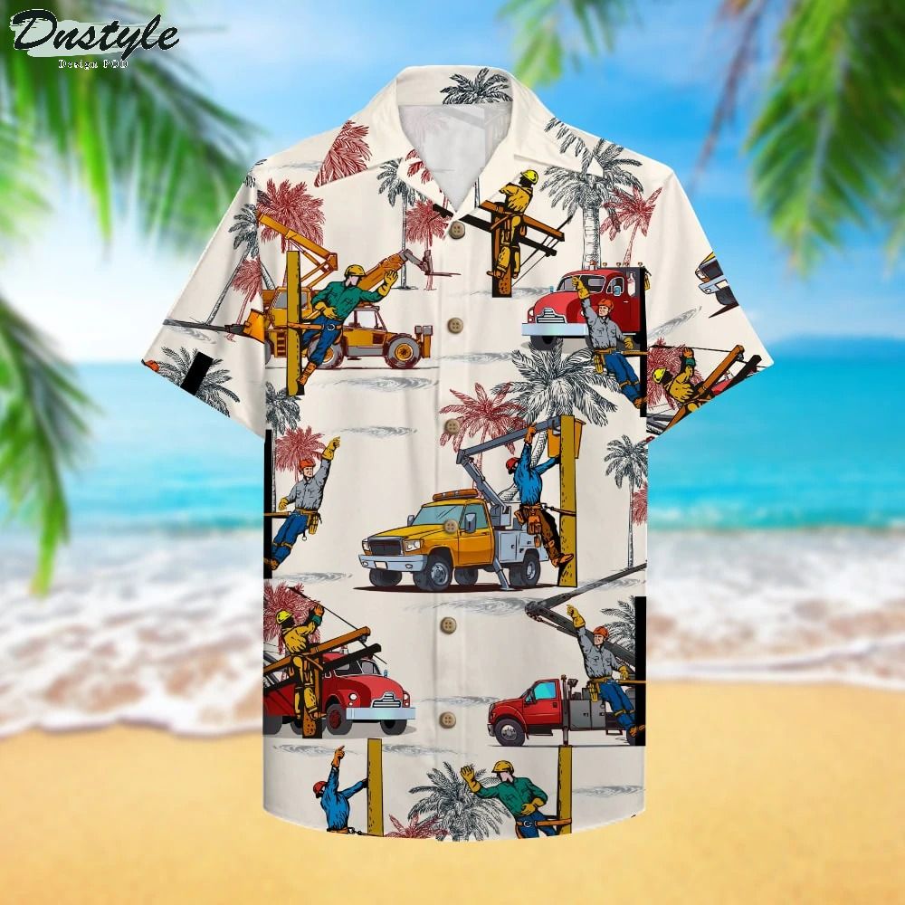 Lineman Hawaiian Shirt