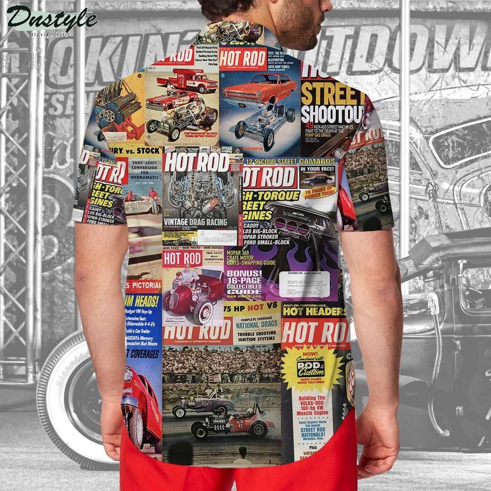 Hot Rod Magazine Hawaiian Shirt