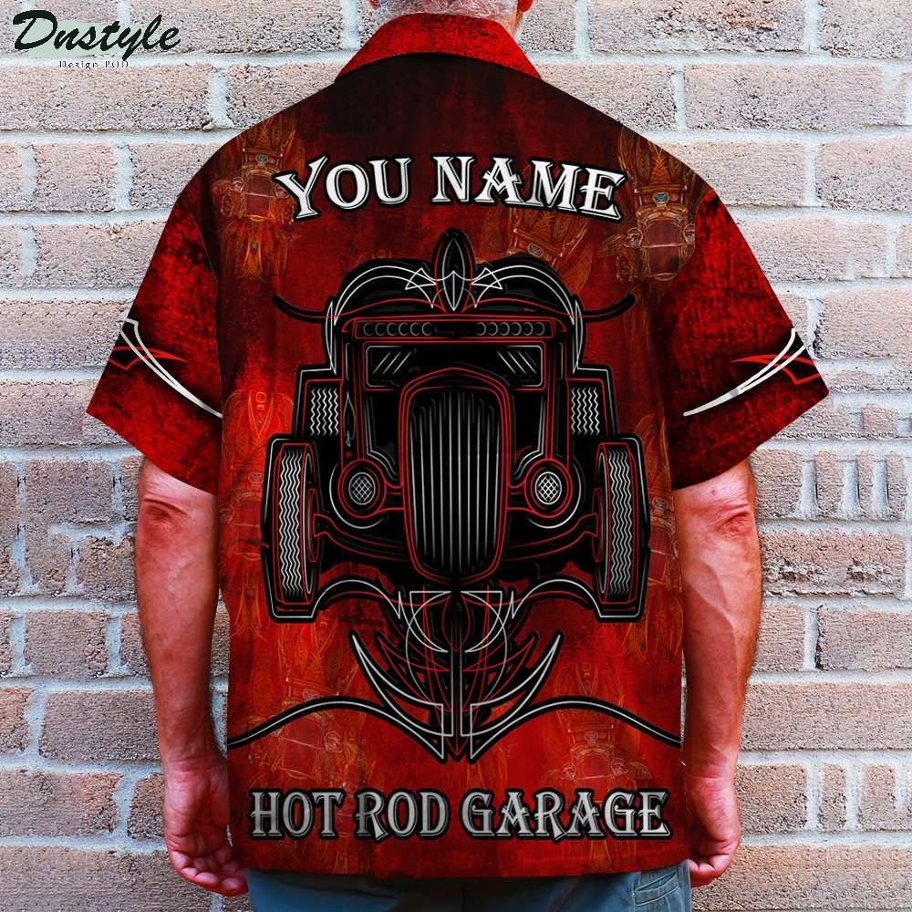 Hot Rod Custom Name Hawaiian Shirt