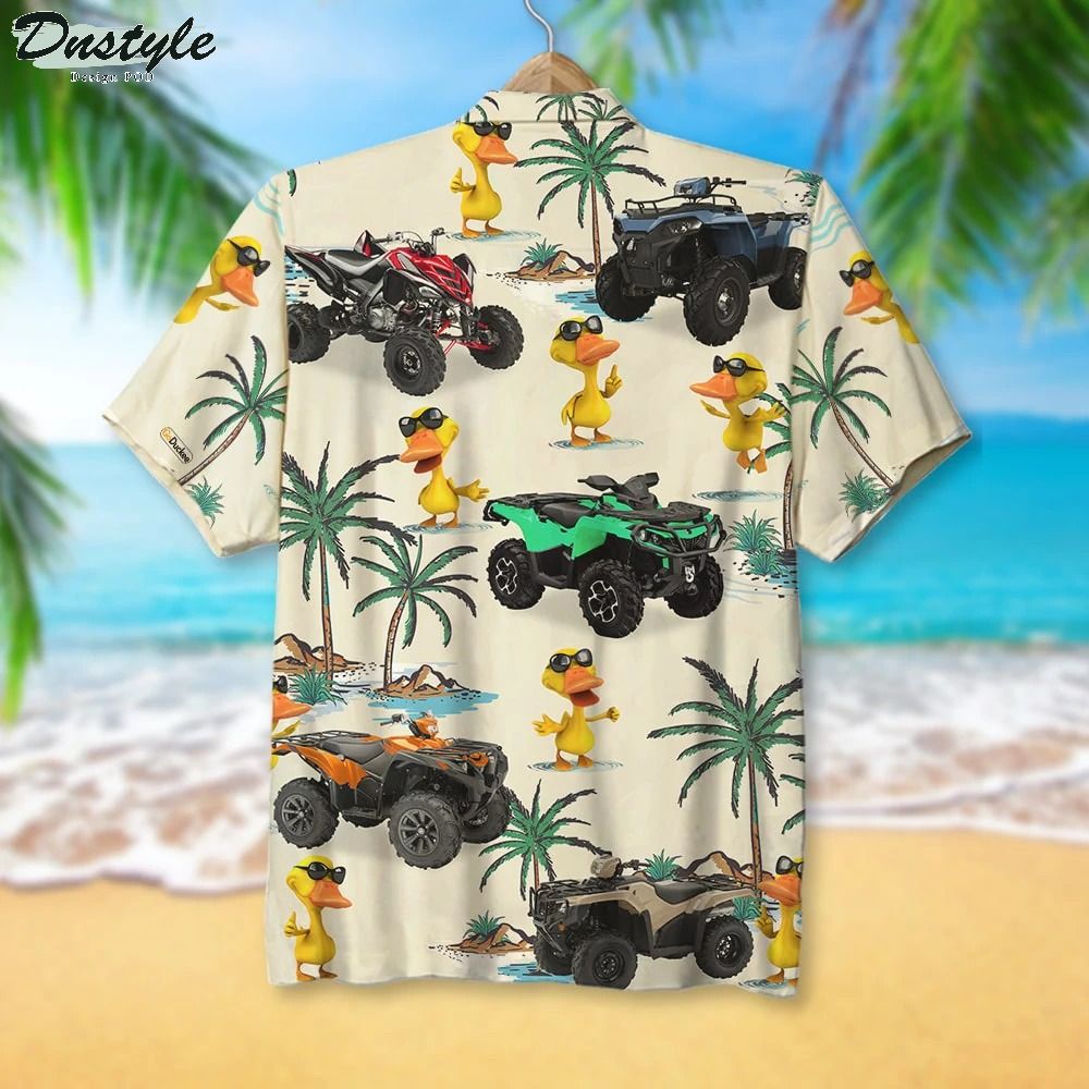 ATV Racing Duck Hawaiian Shirt