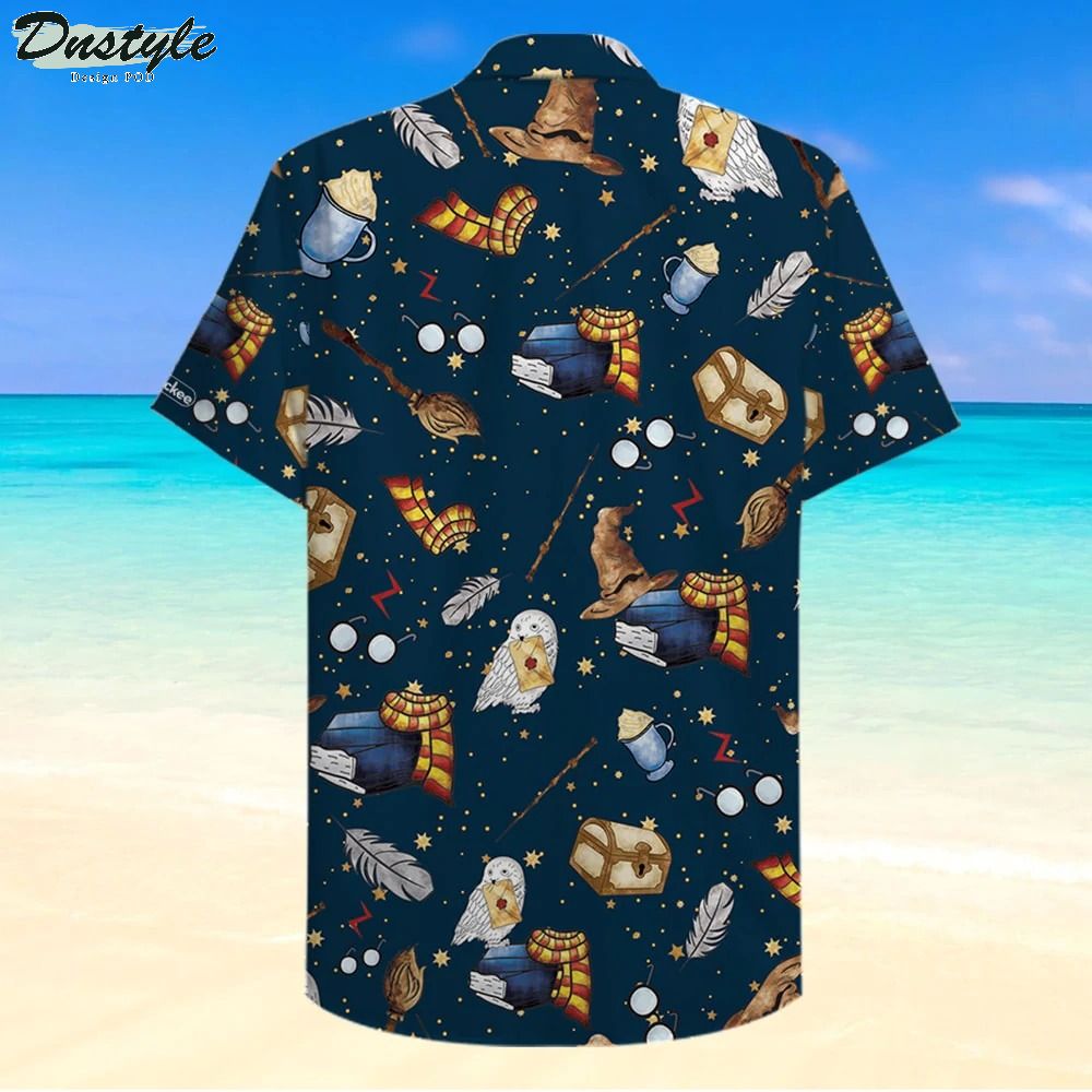 Harry Potter Blue Pattern Hawaiian Shirt