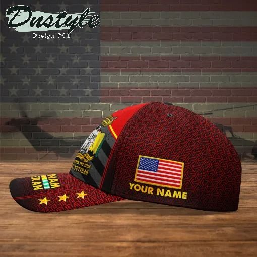 Vietnam Veteran It Cannot Be Inherited Nor Can It Be Purchased Custom Name Cap 2