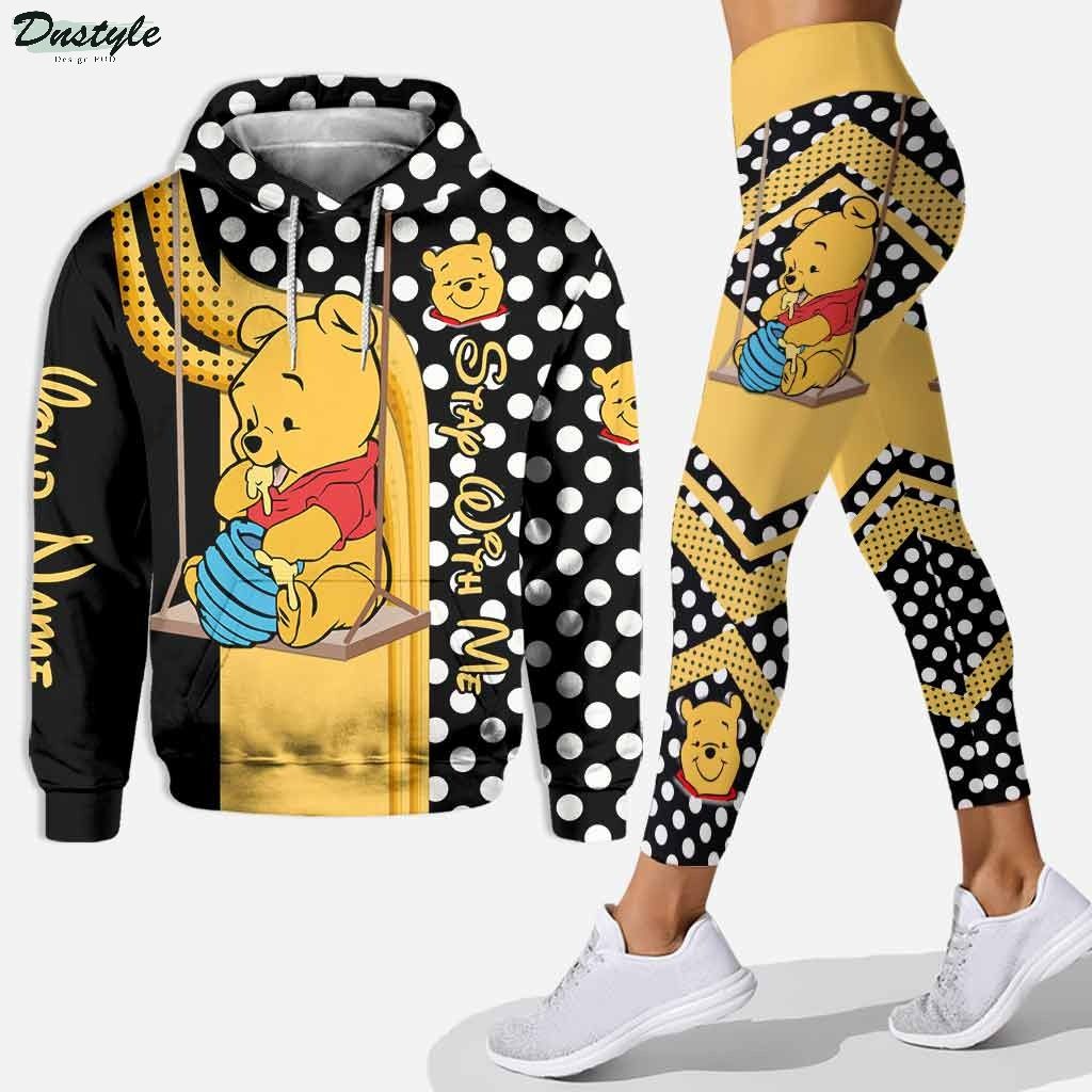 Winnie the Pooh stay with me personalized hoodie and legging