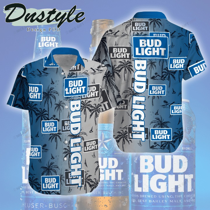 Bud Light beer hawaiian 3d shirt