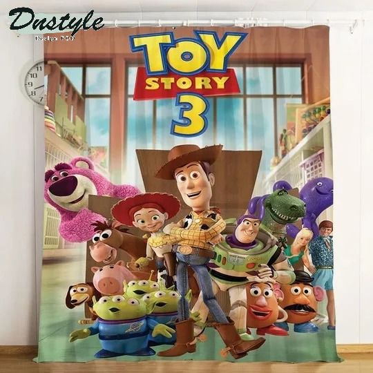 Toy Story 3 Woody Forky 3d Printed Window Curtains