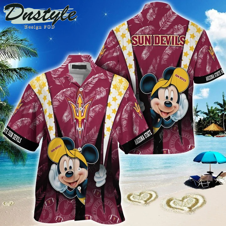 Arizona State Sun Devils Mickey NCAA Summer Hawaii Shirt