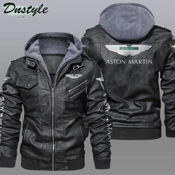 Aston Martin hooded leather jacket