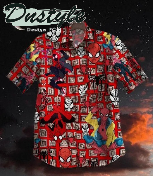 Superhero Avengers Marvel Spider Man Hawaiian Shirt