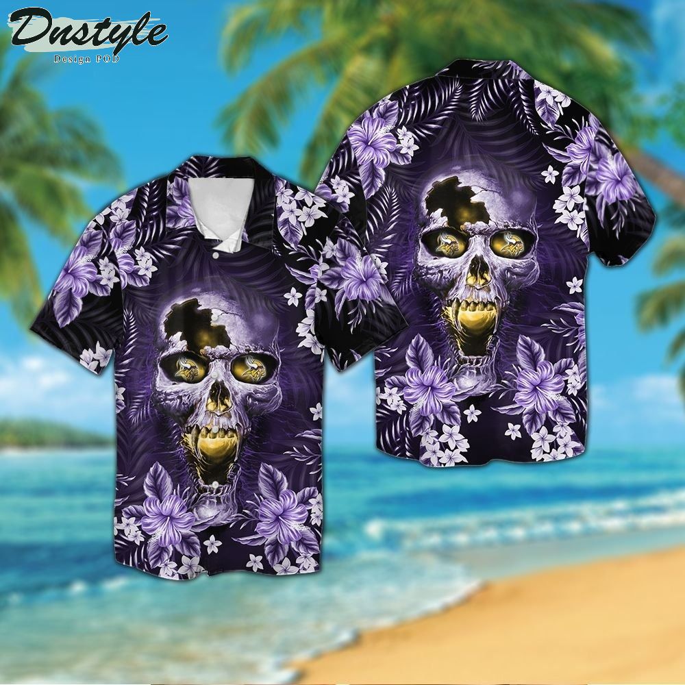 Minnesota Vikings NFL Tropical Aloha Hawaiian Shirt