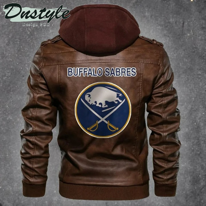 Buffalo Sabres NHL Hockey Leather Jacket