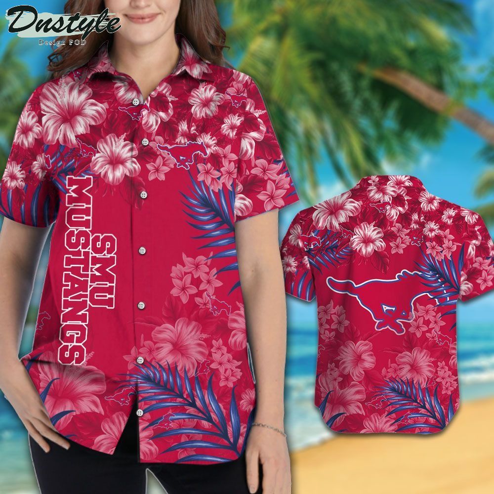 SMU Mustangs NCAA Tropical Aloha Hawaiian Shirt