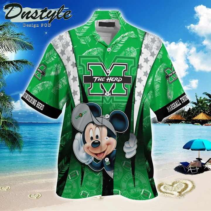 Marshall Thundering Herd Mickey NCAA Summer Hawaii Shirt