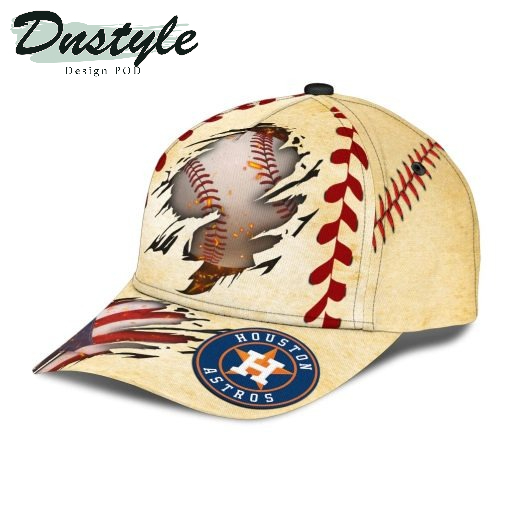 Houston Astros Baseball US Flag MLB Classic Cap