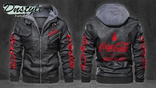 Coca Cola Beverages Northeast Leather Jacket
