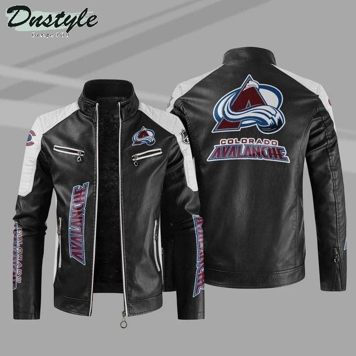 Colorado Avalanche NHL Sport Leather Jacket