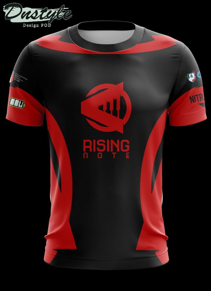 Rising Note Academy Red Jersey 3d Tshirt