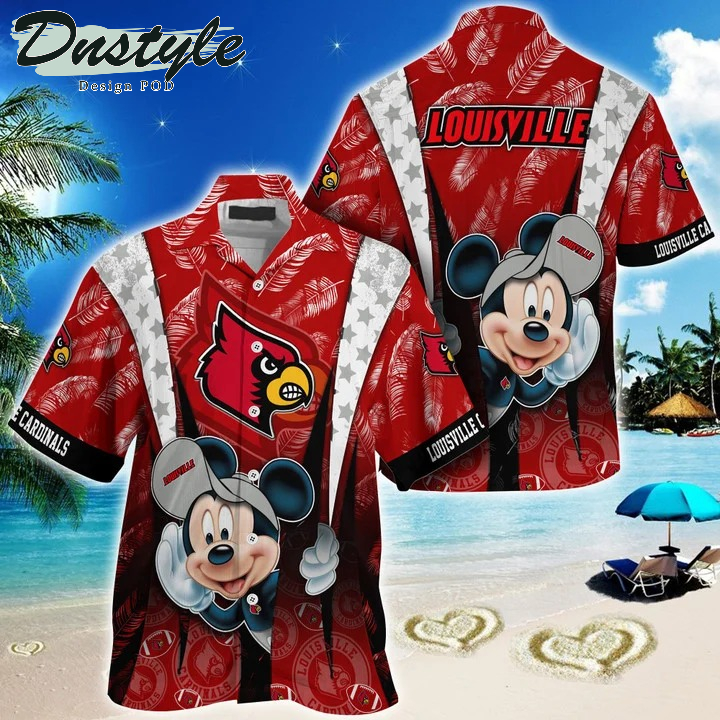 Louisville Cardinals Mickey NCAA Summer Hawaii Shirt