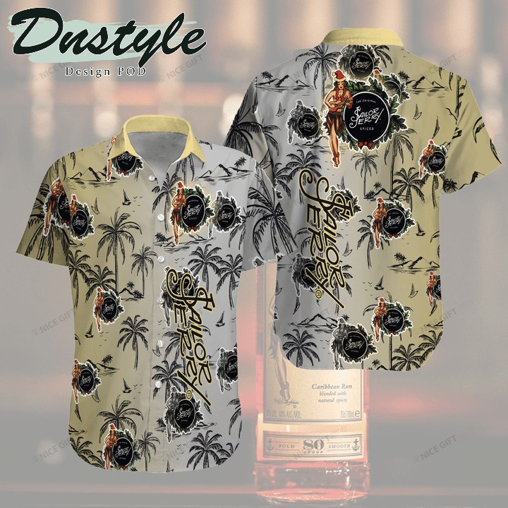 Sailor Jerry whisky hawaiian 3d shirt