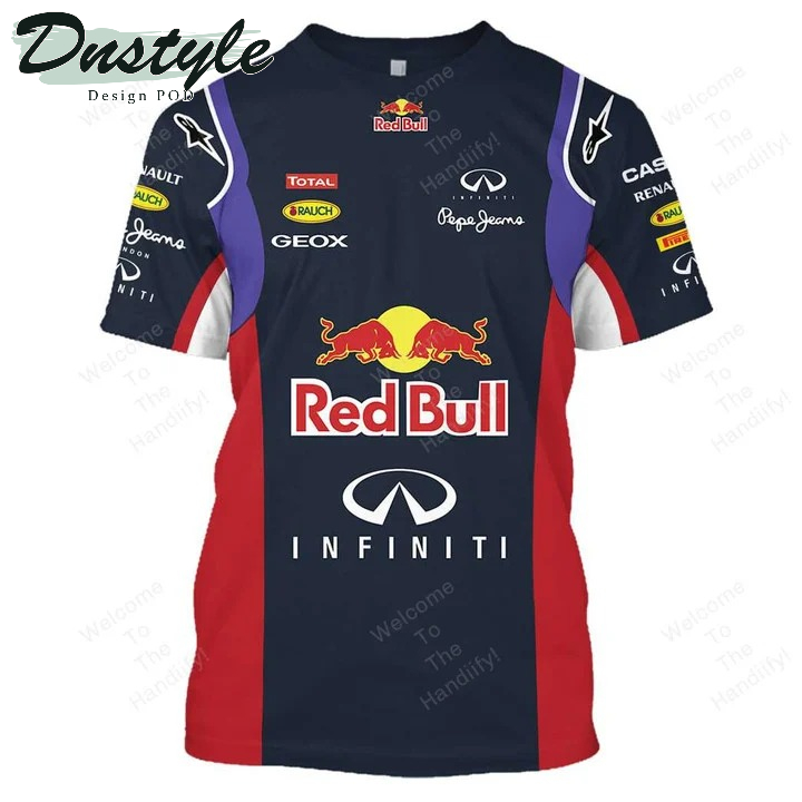 Red Bull Racing Infiniti Total Geox Brauch All Over Print 3D Hoodie