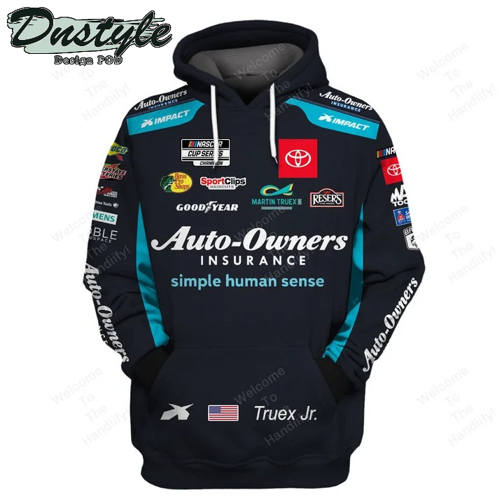 Martin Truex Jr. Auto-Owners Insurance Racing Trd Impact All Over Print 3D Hoodie