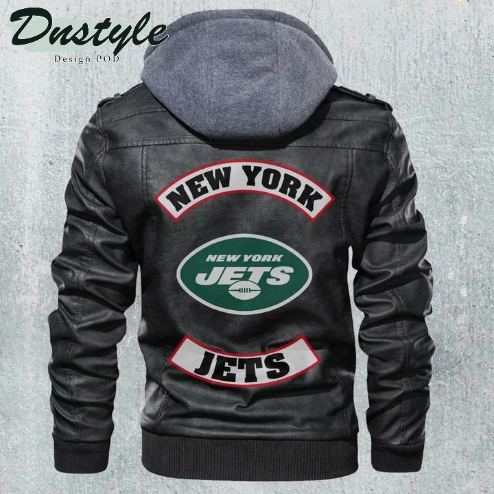 New York Jets NFL Football Leather Jacket