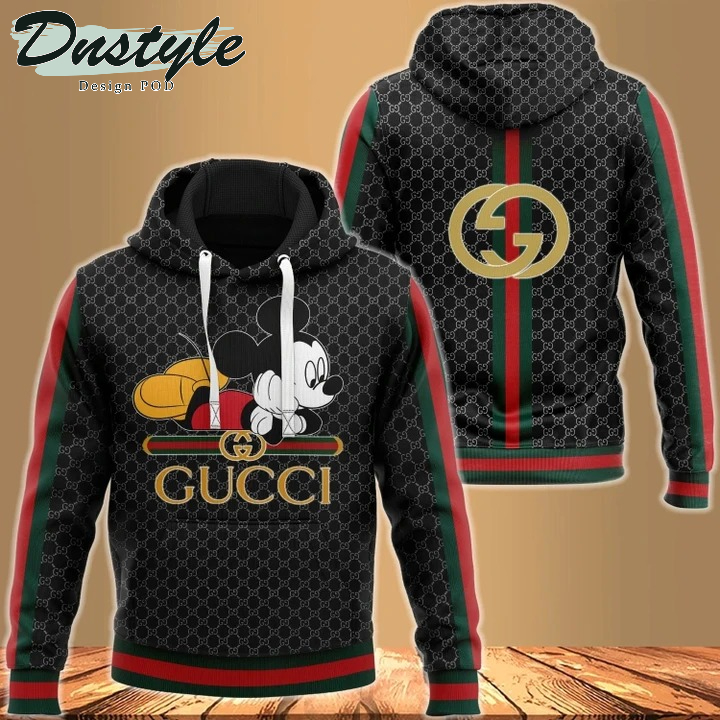 Gucci Mickey 3d All Over Print Hoodie