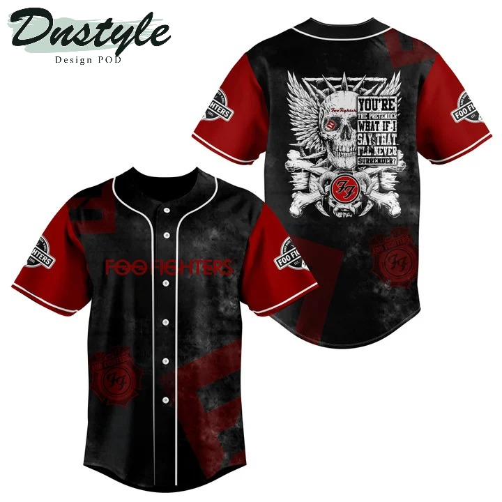 Foo Fighters FF 3D All Over Printed Baseball Jersey