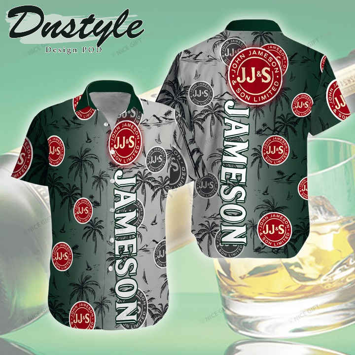 Jameson Iris whisky hawaiian 3d shirt