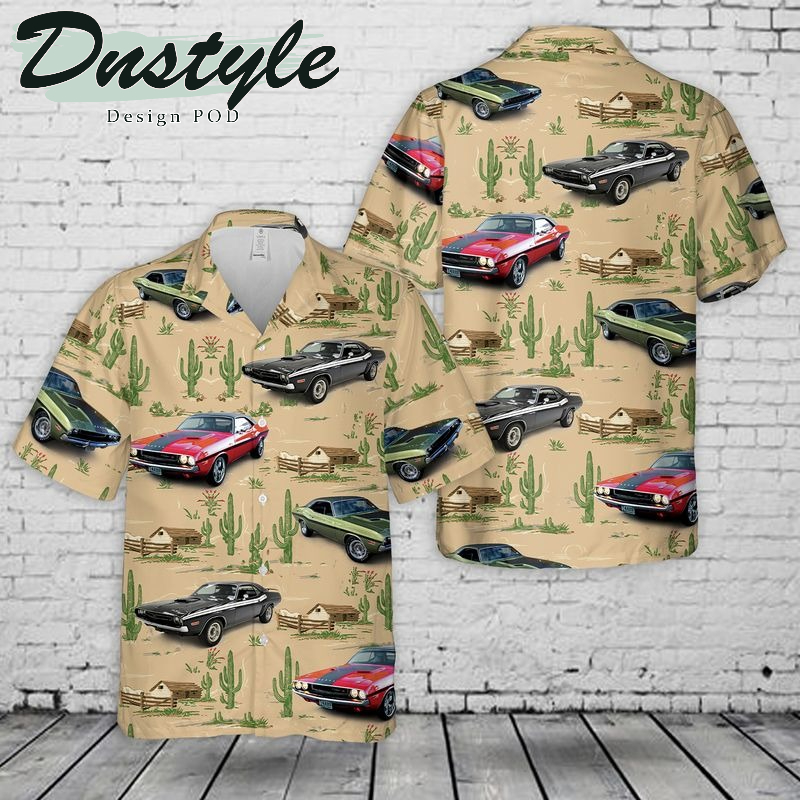 Dodge Challenger Hawaiian Shirt