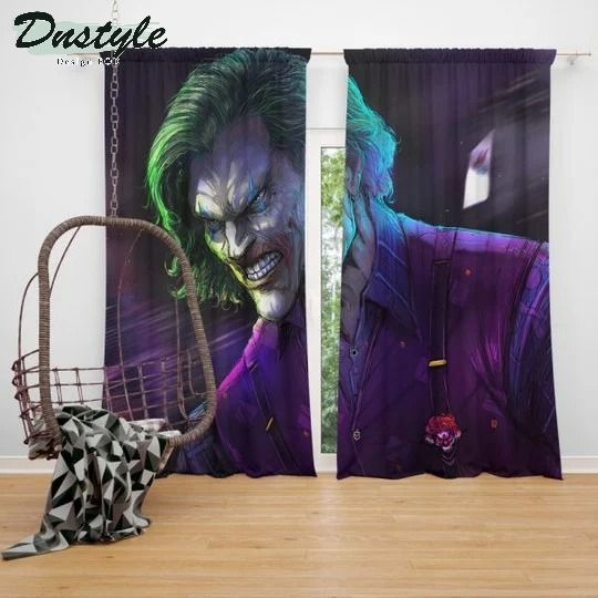 Joker Movie Dc Comics Shower Curtain Waterproof Bathroom Sets Window Curtains