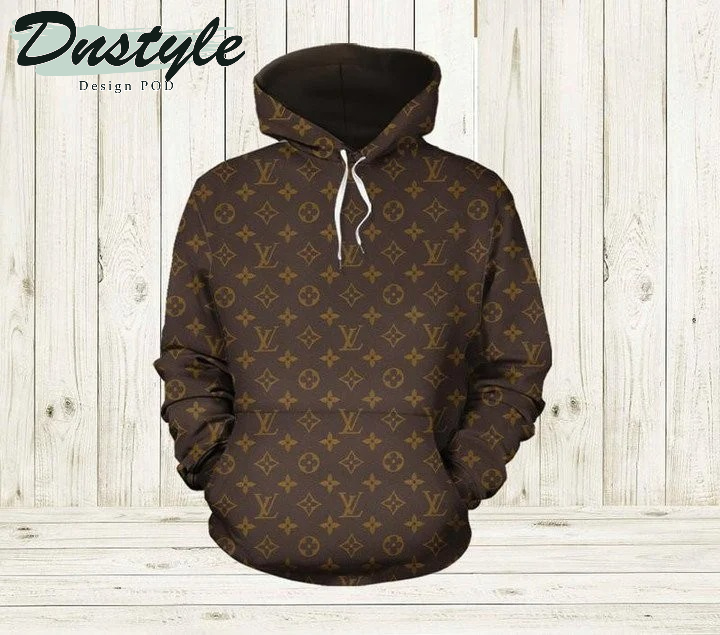 LV Luxury French Fashion All Over Print 3d Hoodie