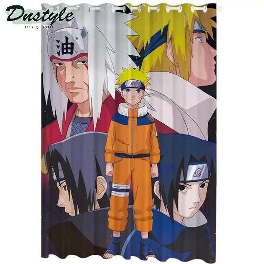 Anime Naruto Character 3d Printed Window Curtains
