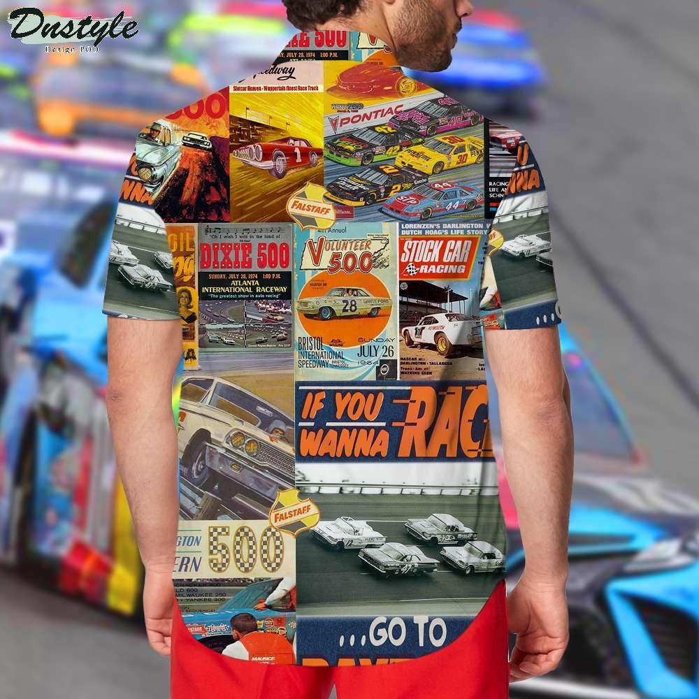 Stock Car Racing Magazine Hawaiian Shirt