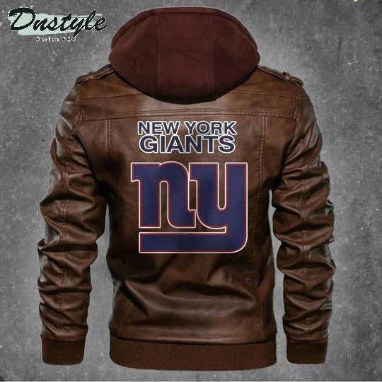 New York Giants NFL Football Leather Jacket