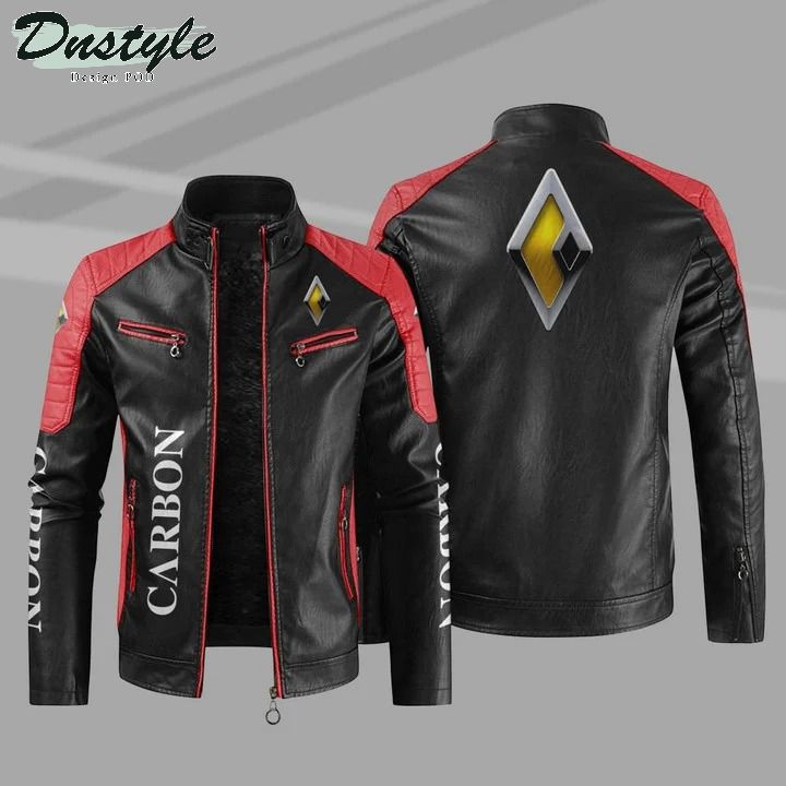 Carbon Motor Sport Leather Jacket