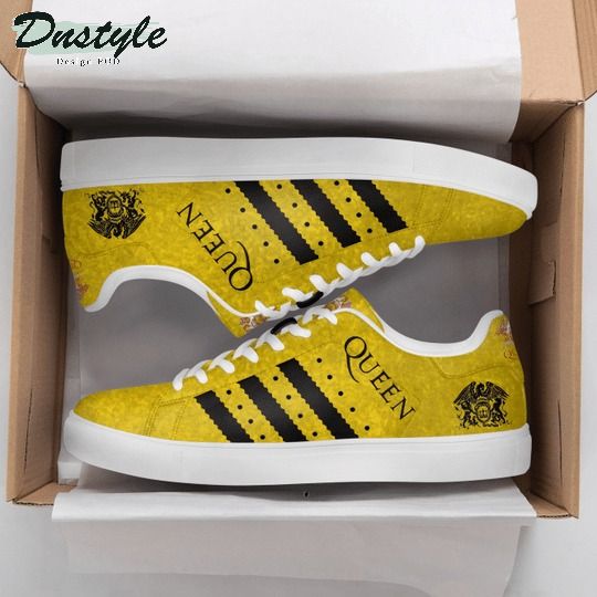 Queen Band yellow stan smith low top shoes