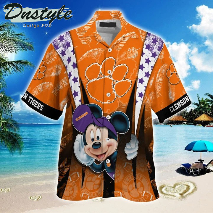Clemson Tigers Mickey NCAA Summer Hawaii Shirt