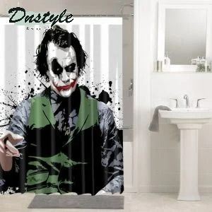 The Joker Heath Ledger Dark Knight Shower Curtain Waterproof Bathroom Sets Window Curtains