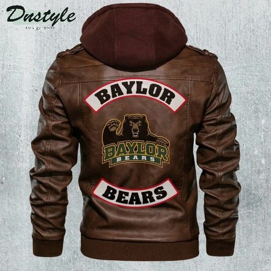Baylor Bear NCAA Football Leather Jacket