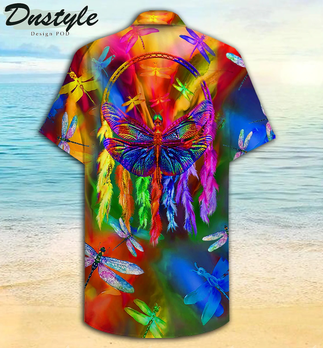 Dragon Dragonfly Love Life Hawaiian Shirt