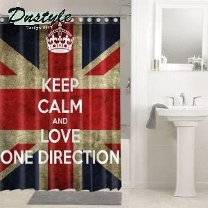 One Direction 1d Logo Shower Curtain Waterproof Bathroom Sets Window Curtains